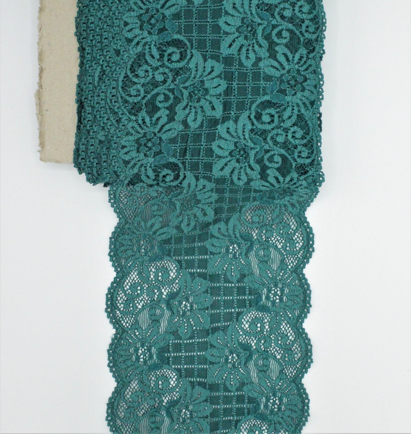 Dantela Elastica, 14cm, Verde