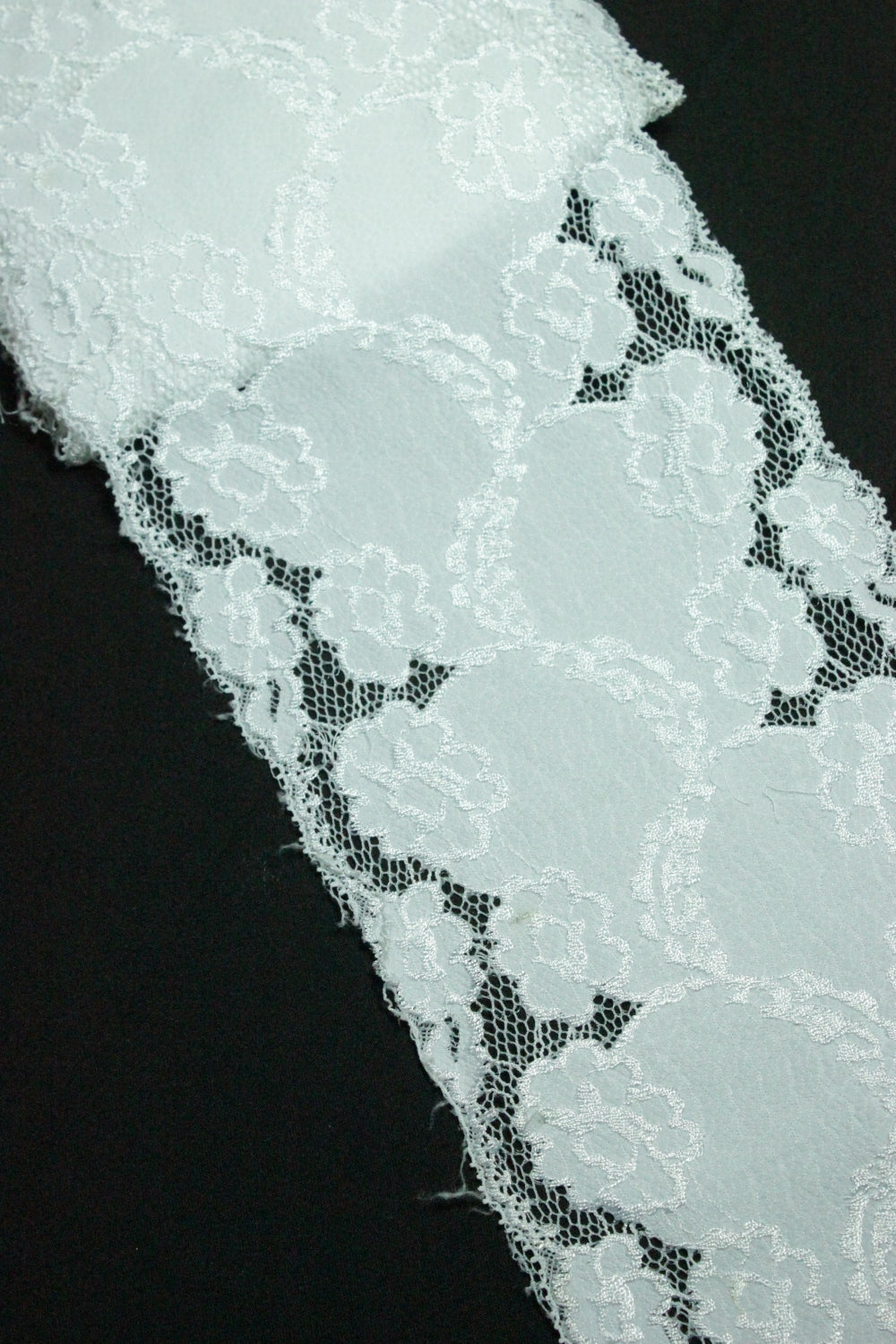 Dantela Elastica 15cm, Ivoire