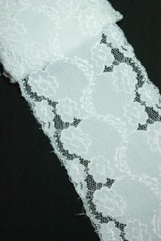 Dantela Elastica 15cm, Ivoire