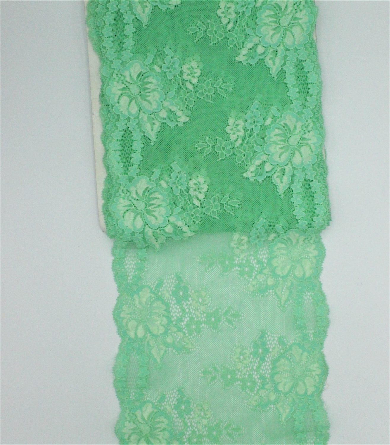 Dantela Elastica, 19cm, Verde