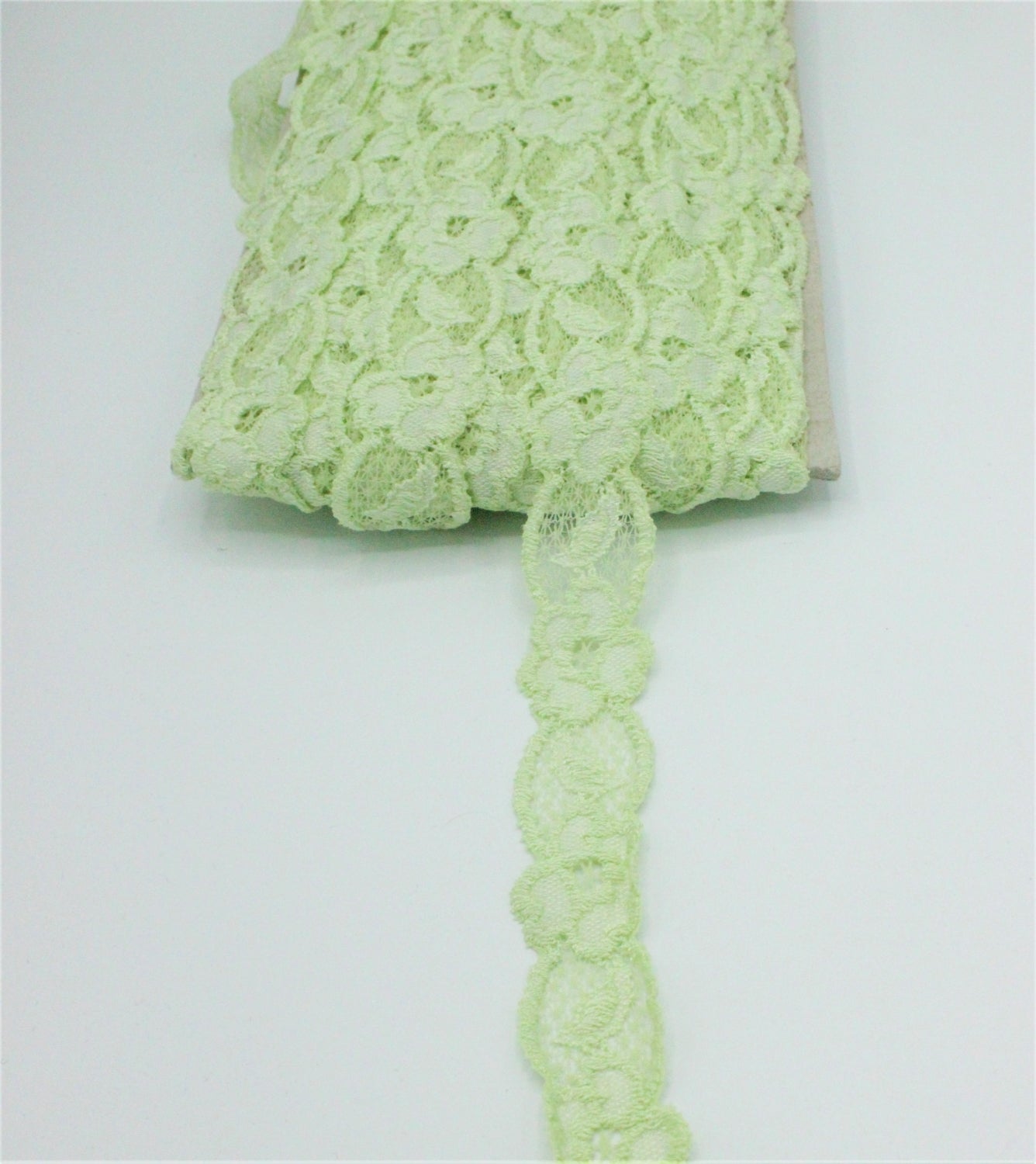 Dantela Elastica, 2.50cm, Verde