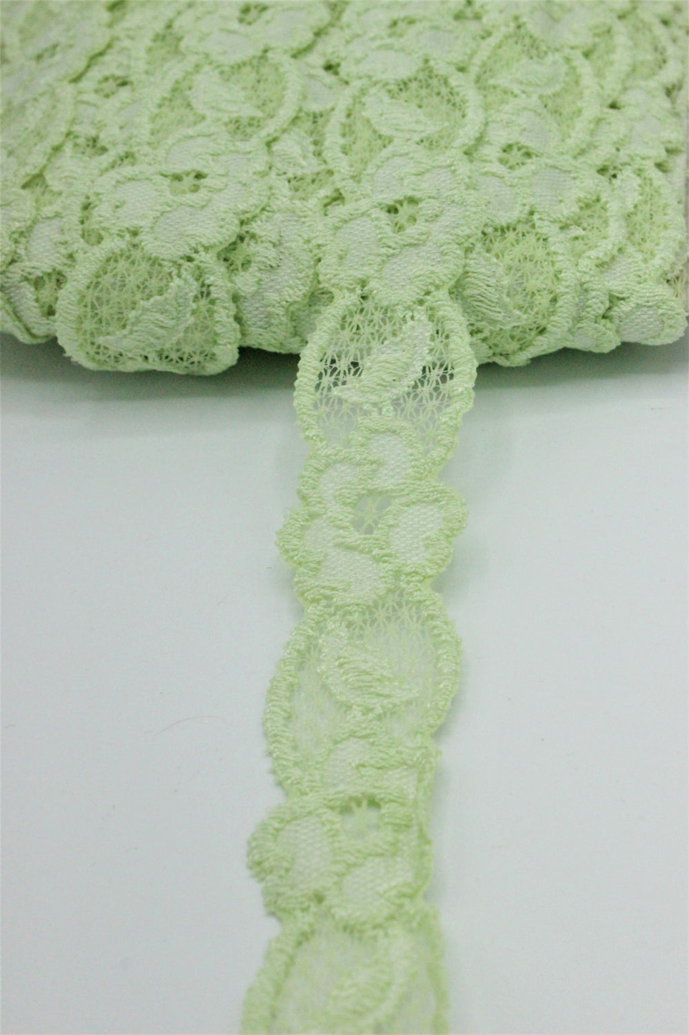 Dantela Elastica, 2.50cm, Verde