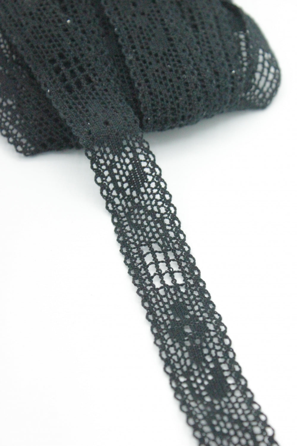 Dantela Elastica, 20mm, Negru