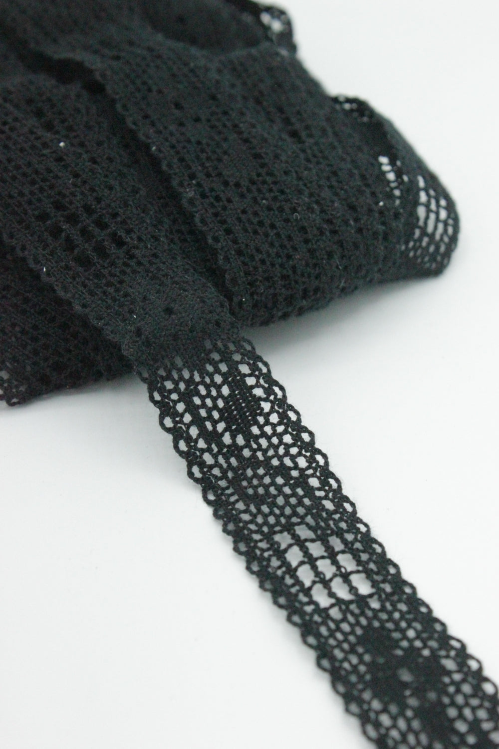 Dantela Elastica, 20mm, Negru