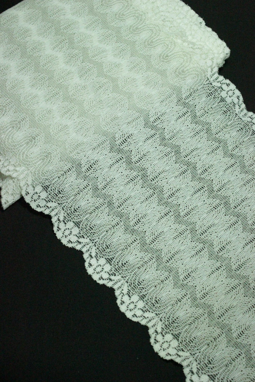 Dantela Elastica, 25cm, Bej