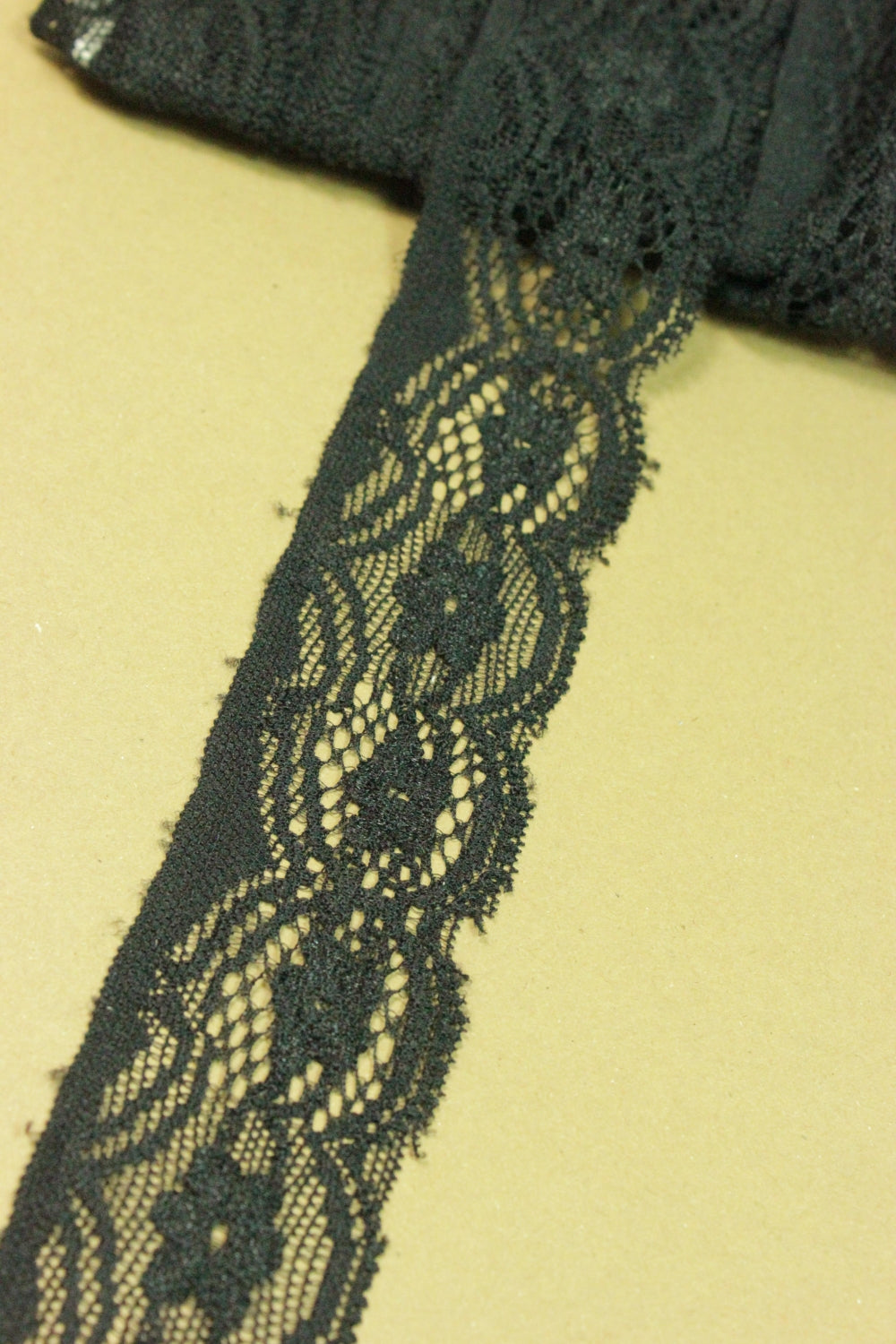 Dantela Elastica 35mm, Neagra