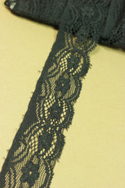 Dantela Elastica 35mm, Neagra