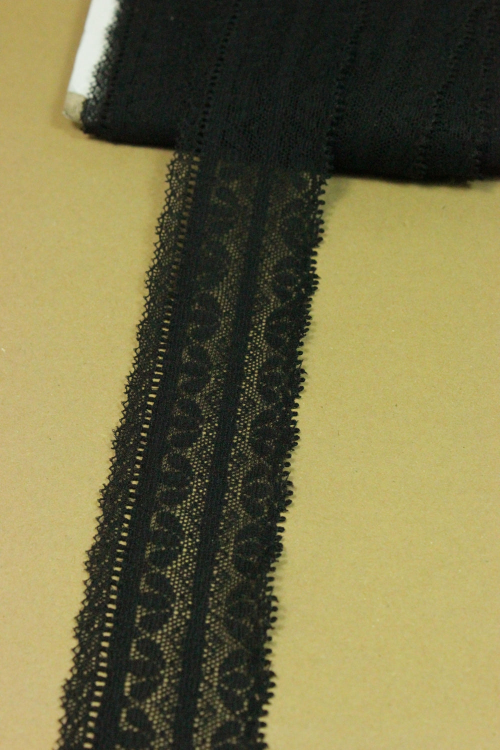 Dantela Elastica 40mm, Negru