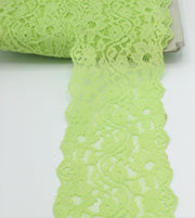 Dantela Elastica 7cm, Verde