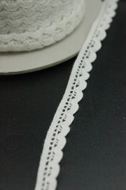 Dantela Elastica, alb, 8mm