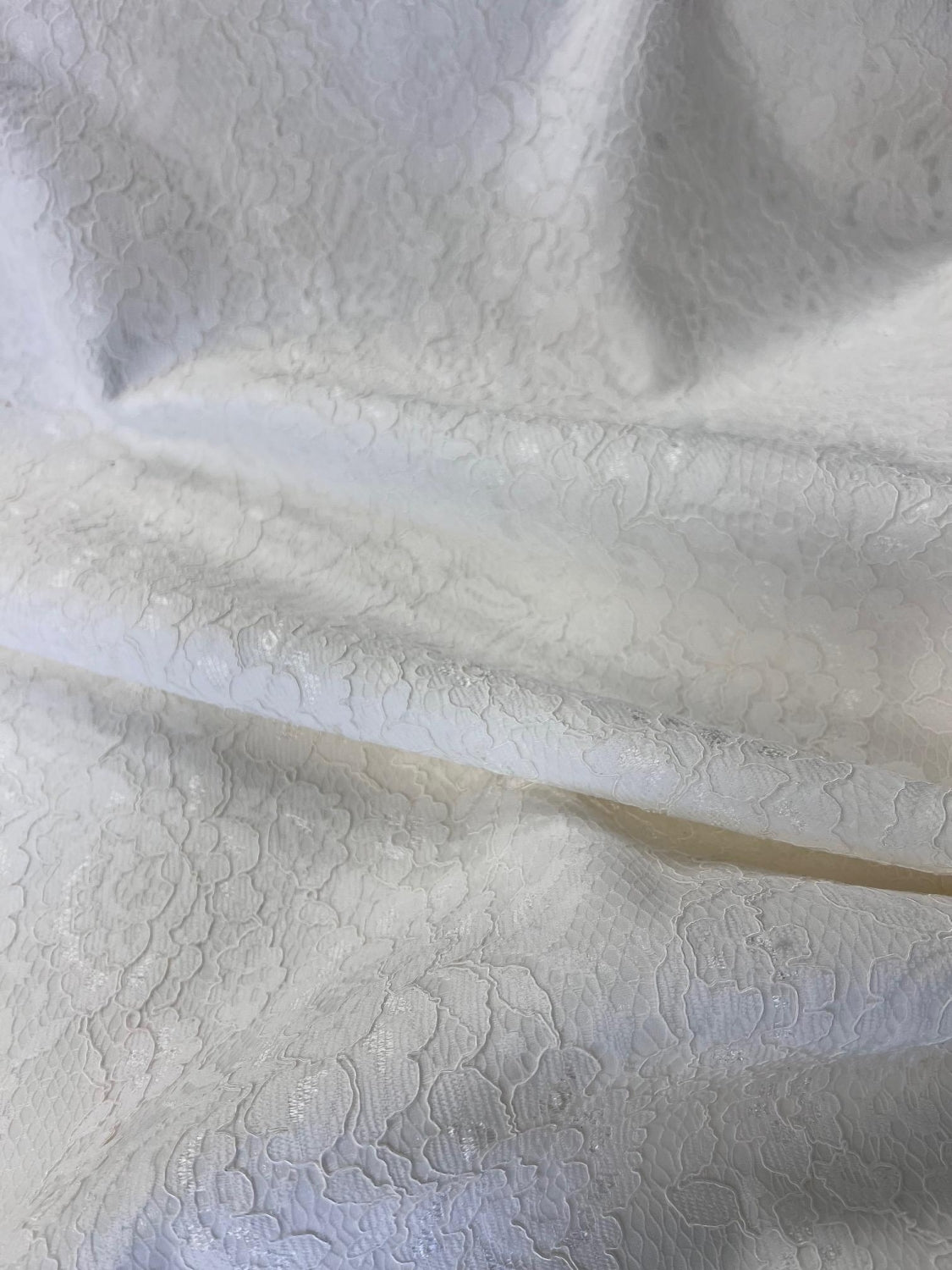 Dantela Elastica Ivoire Dublata Cu Scuba