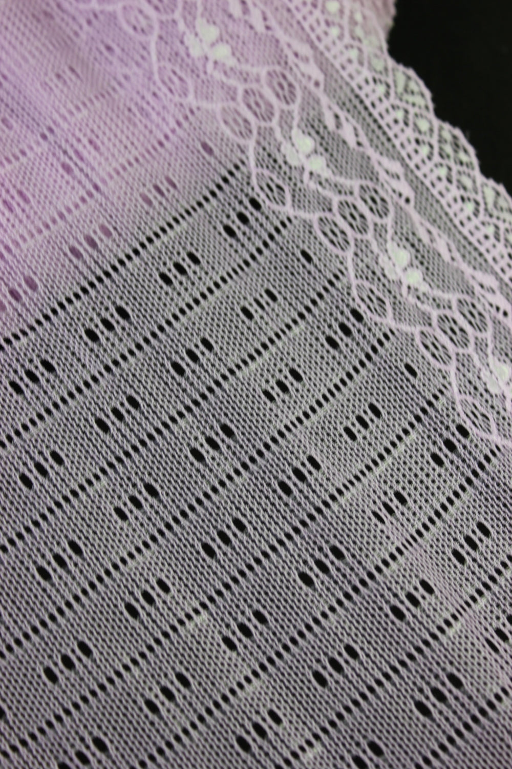 Dantela Elastica Roz Lila, 22cm