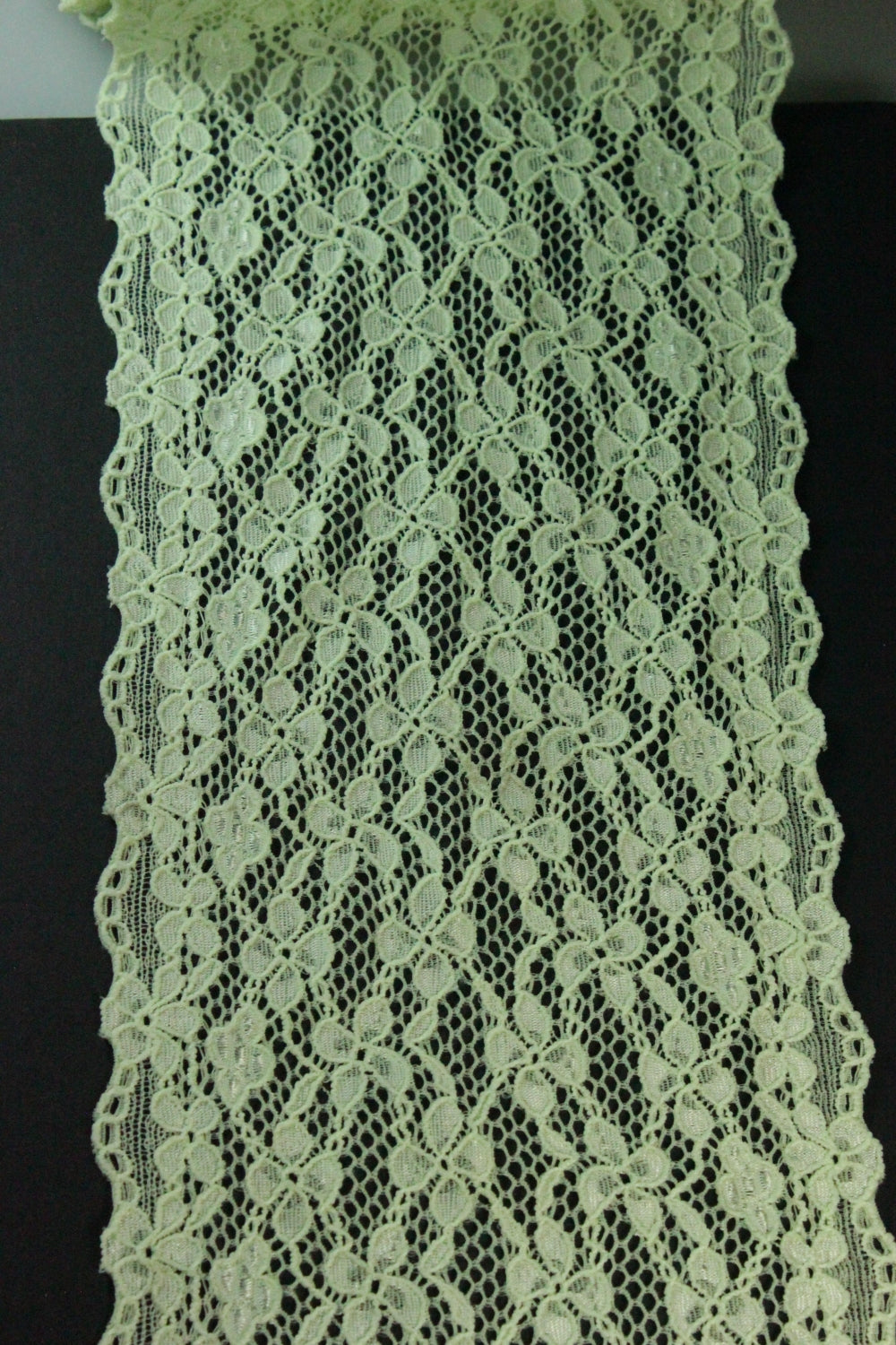Dantela Elastica Verde Lime, 13cm