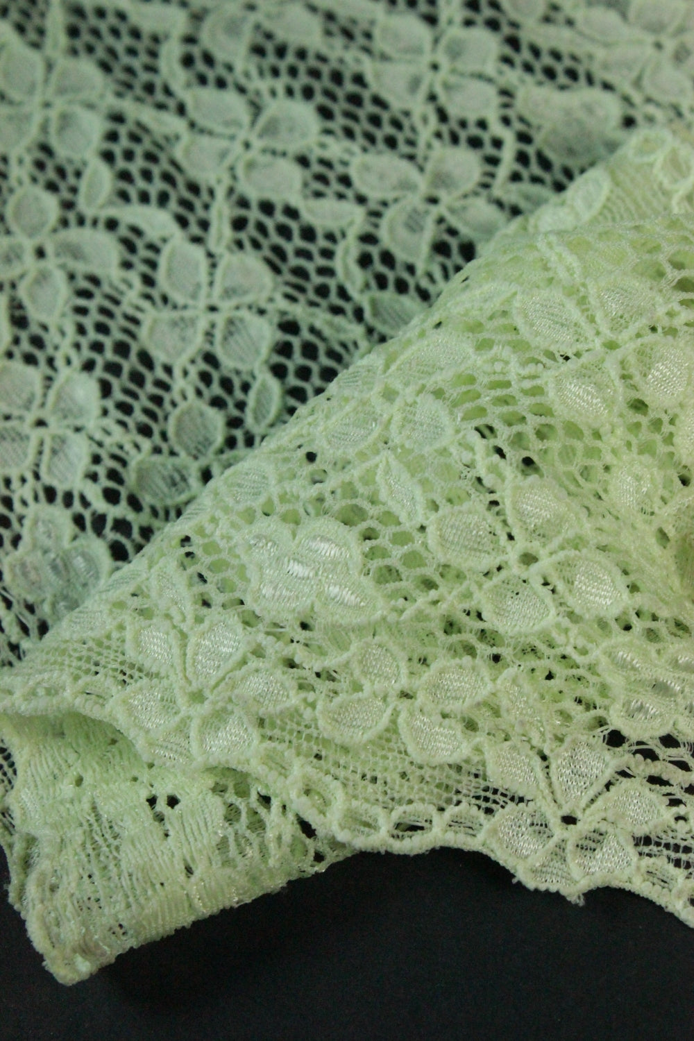 Dantela Elastica Verde Lime, 13cm
