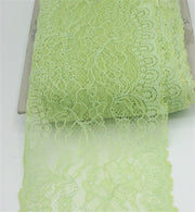 Dantela Fina Usor Elastica, 11cm, Verde