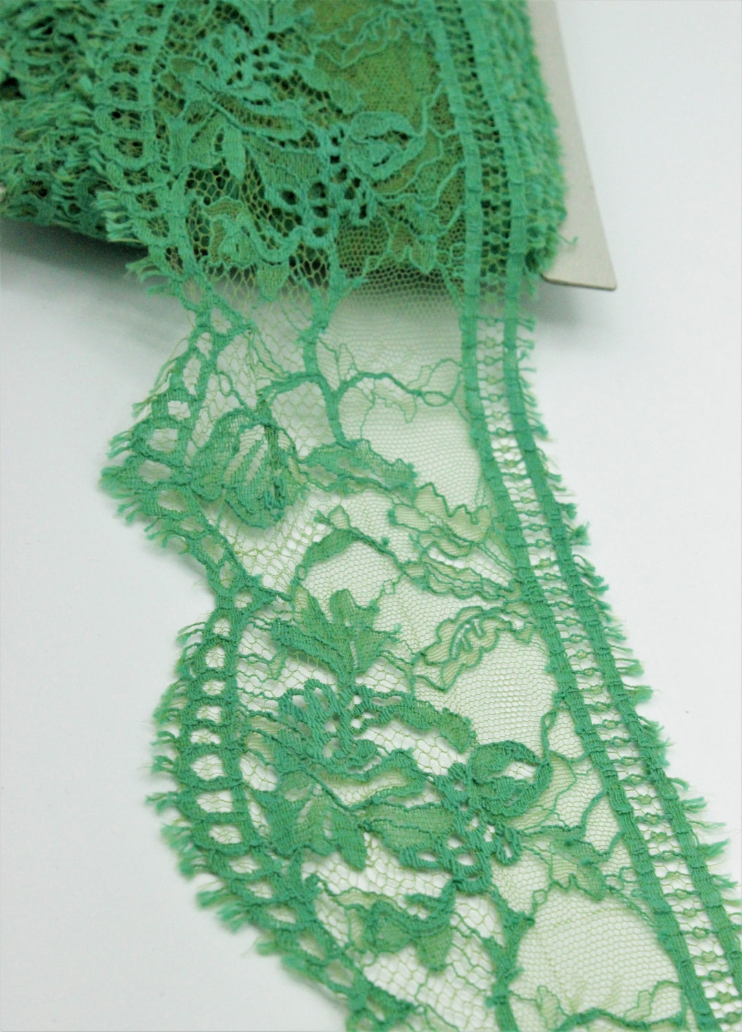 Dantela Usor Elastica 10cm, Verde