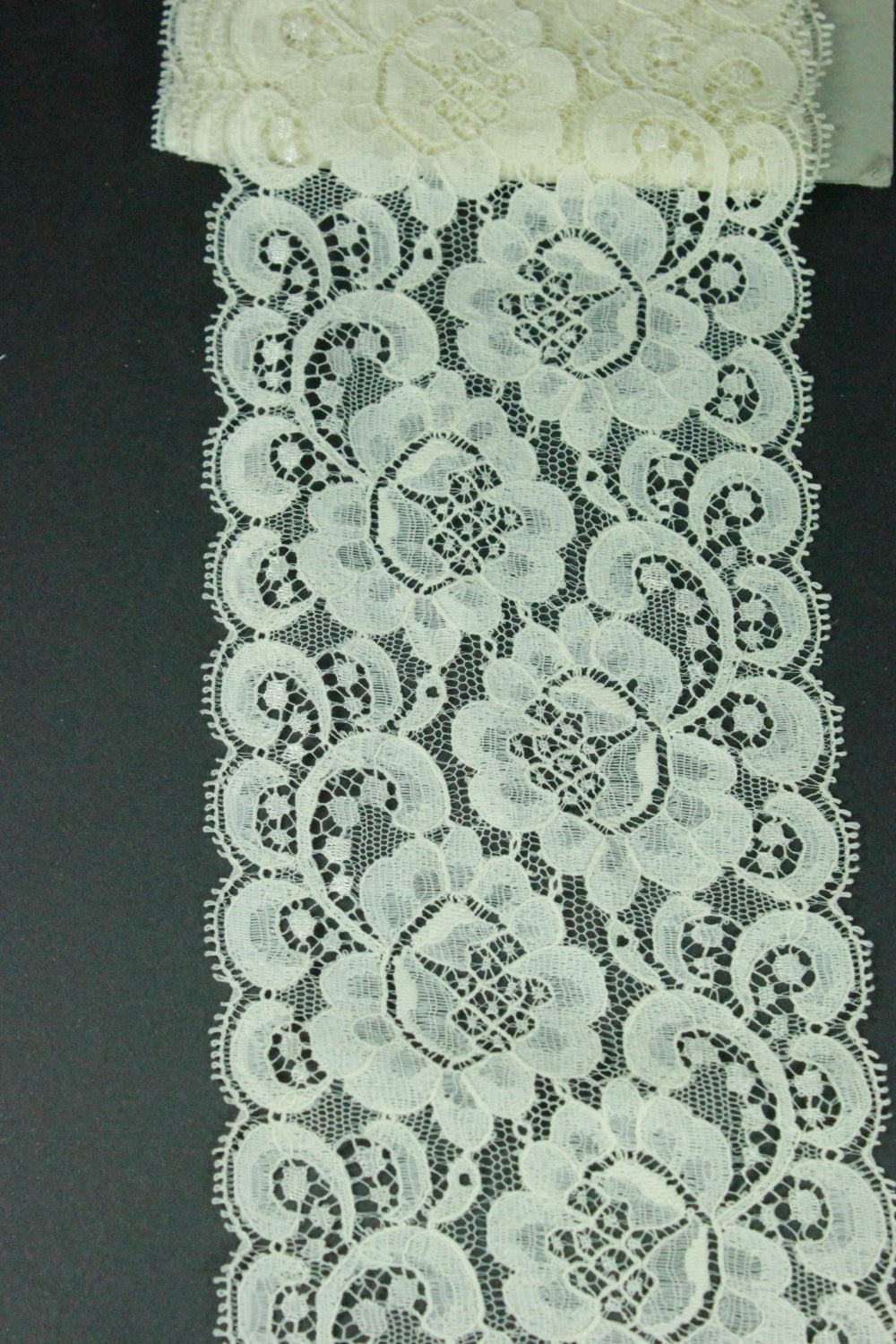 Dantela Usor Elastica Bej Deschis, 19.50cm