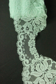 Dantela Verde Menta, 9cm