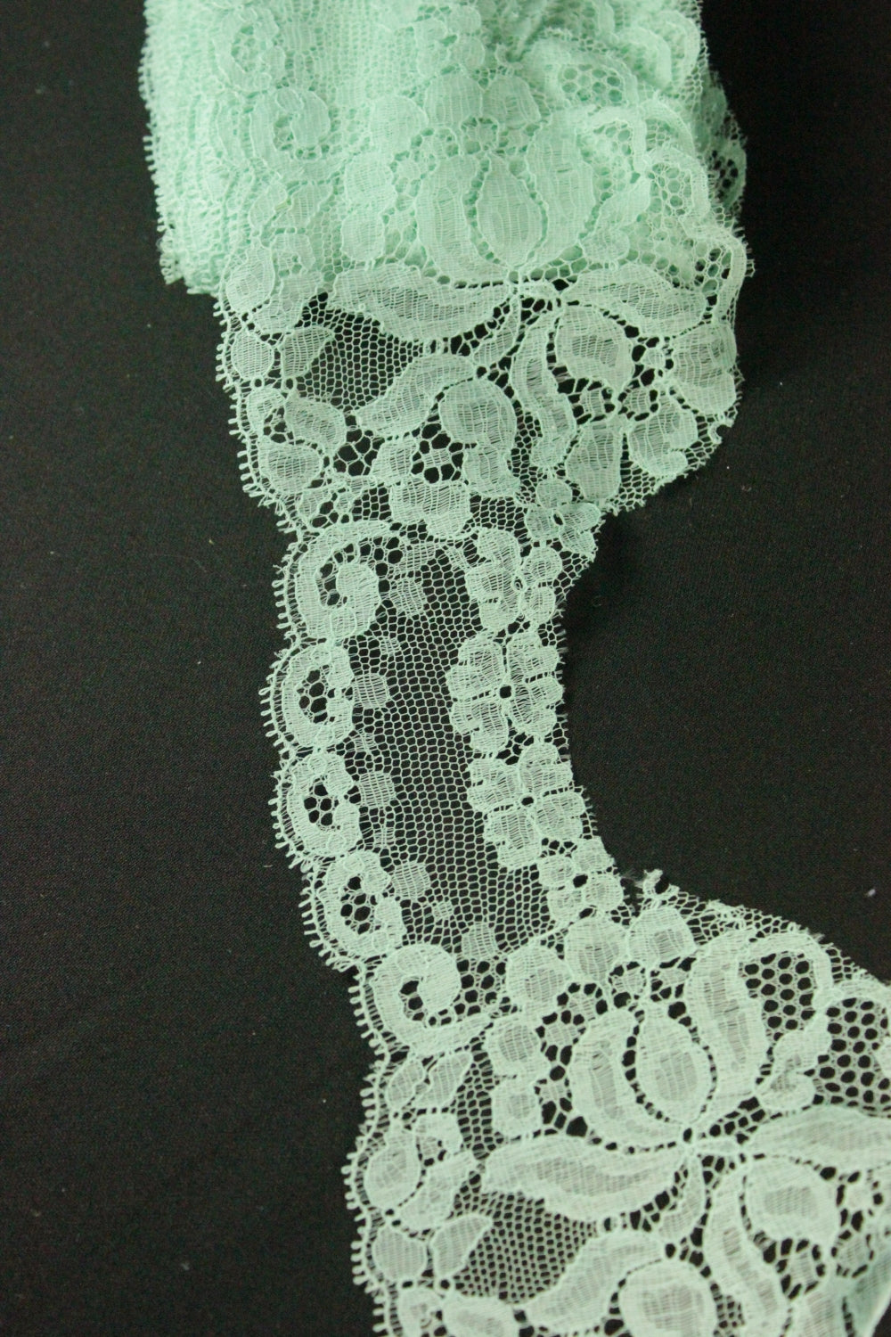 Dantela Verde Menta, 9cm