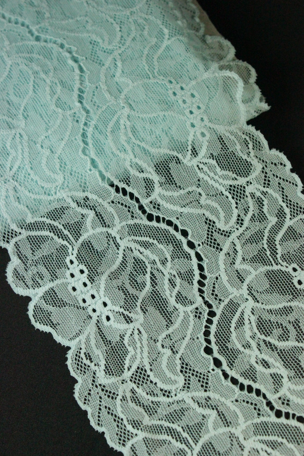 Dantelan Elastica Verde Menta, 13cm