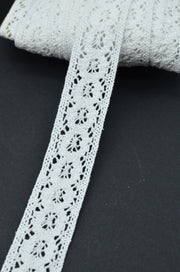 Dantela De Bumbac 2.70 cm, Alb