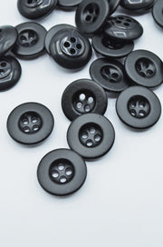 Nasturi Cauciucati, 17mm, Negru