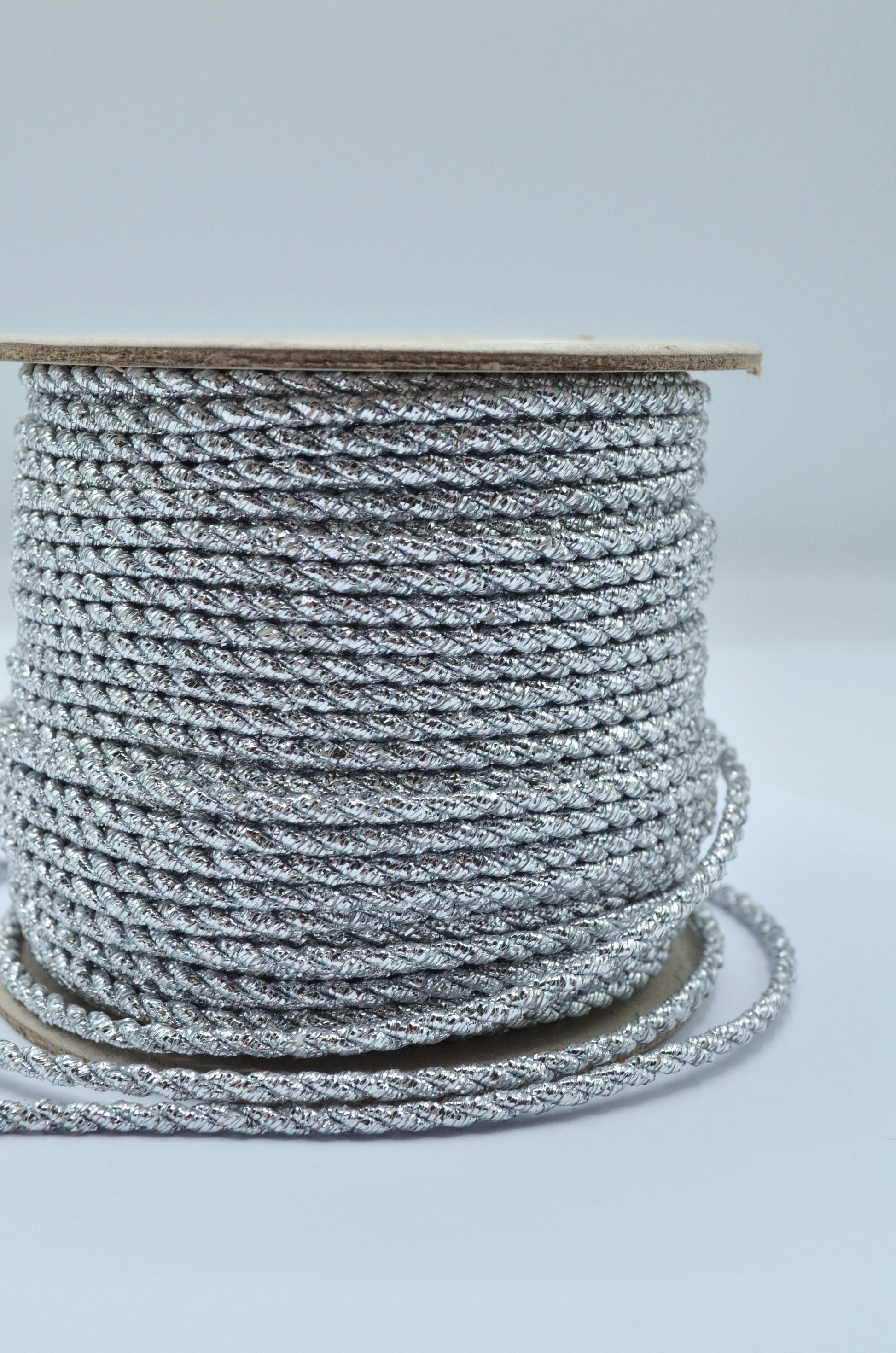 Snur Rasucit 3mm, Argintiu