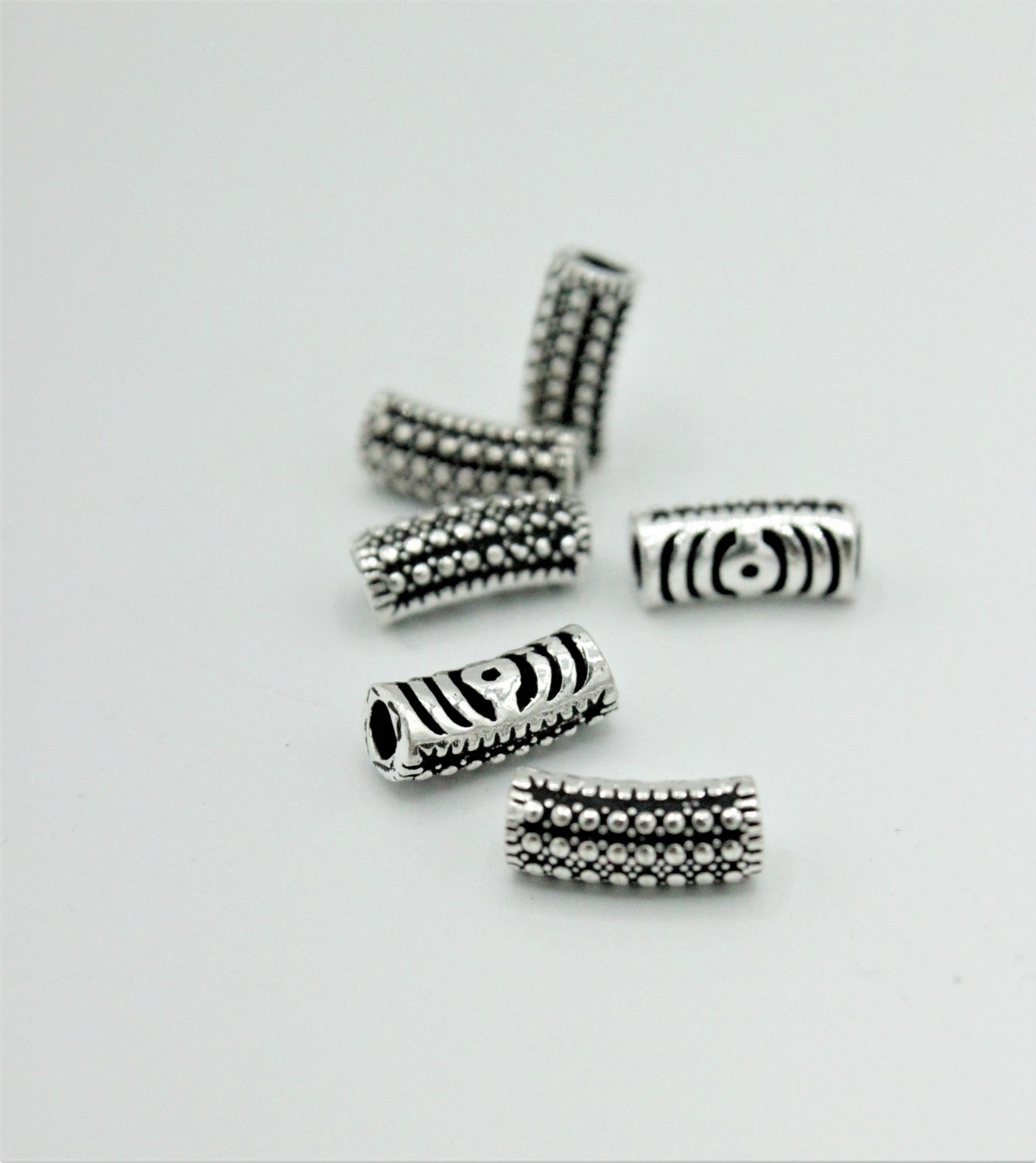 Distantiera Tibetan Din Argint 925, 4x11mm