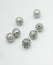 Distantiere Tibetana Argint 925, 8mm, 1.2gr/buc