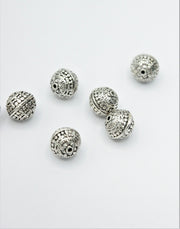 Distantiere Tibetana Argint 925, 8mm, 1gr/bucata