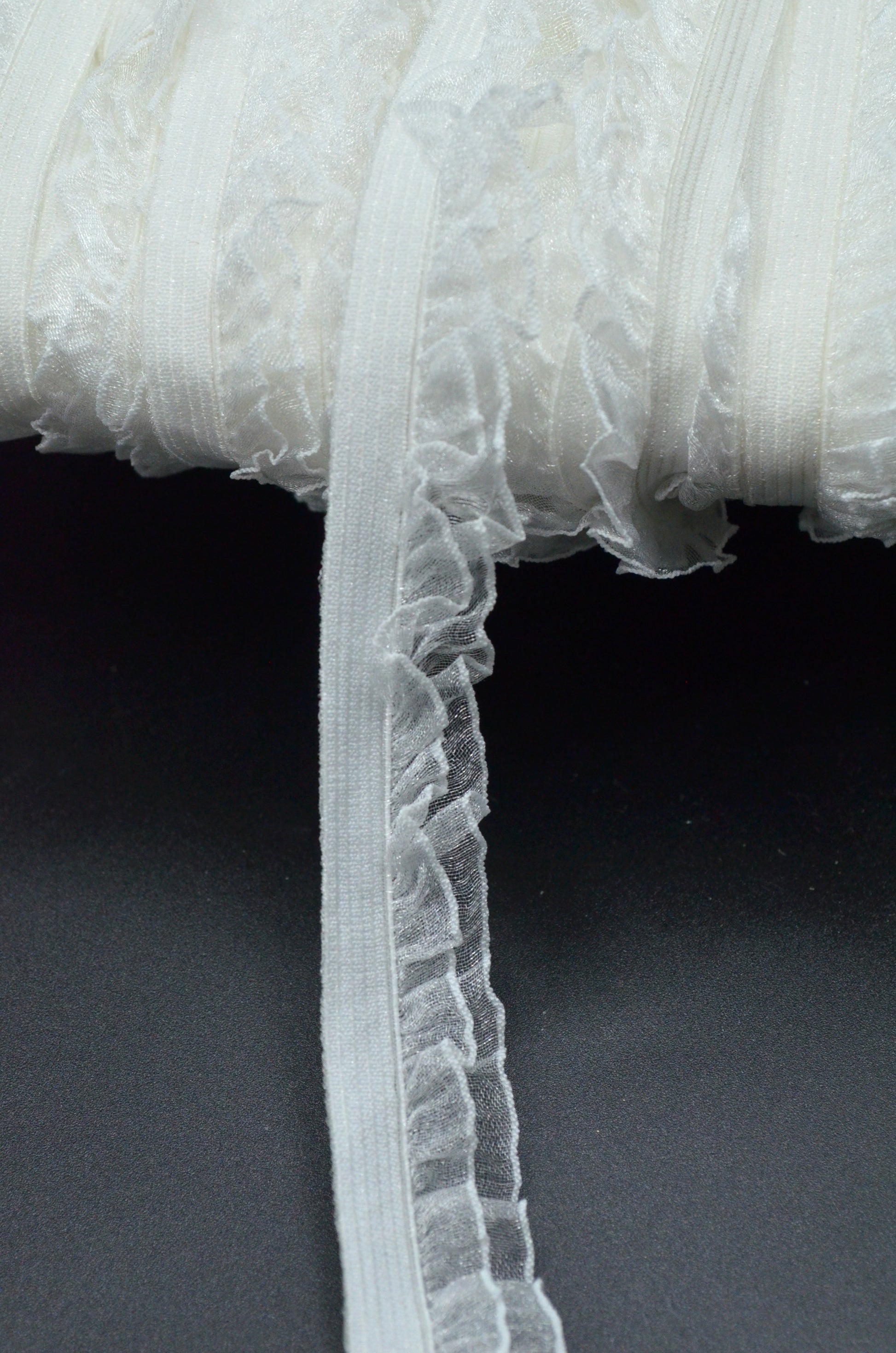 Elastic Cu Volane 17mm, Ivoire