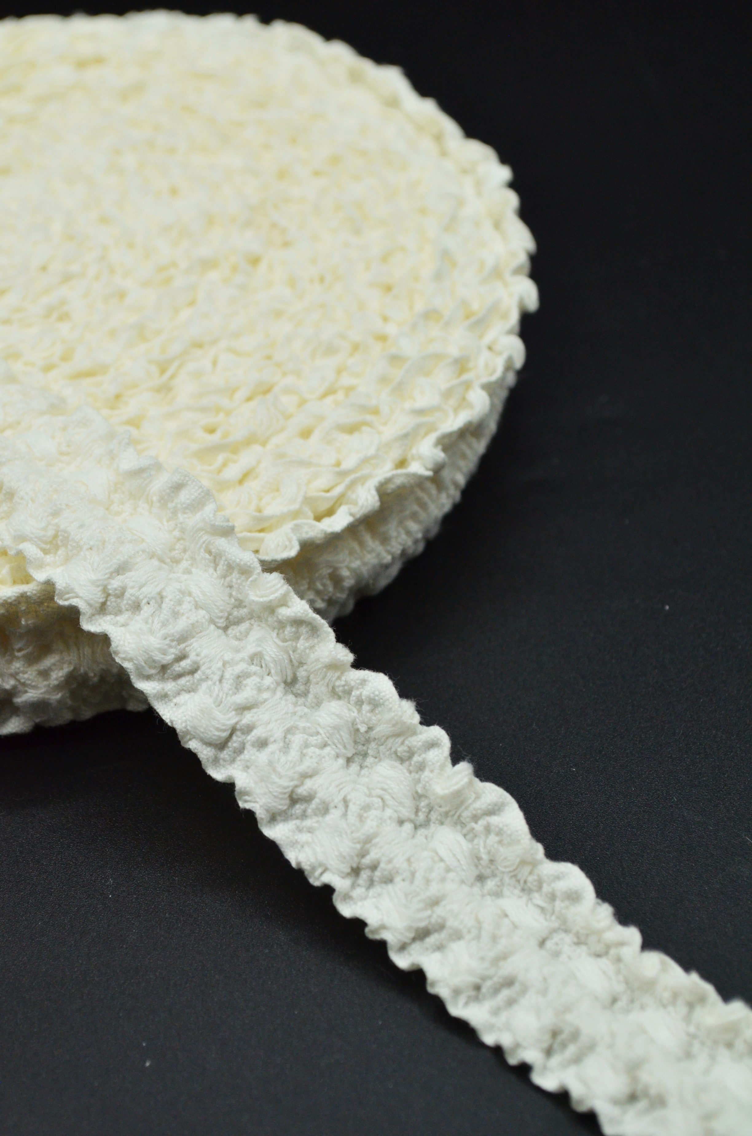 ELASTIC MOALE DE BUMBAC 30MM, IVOIRE