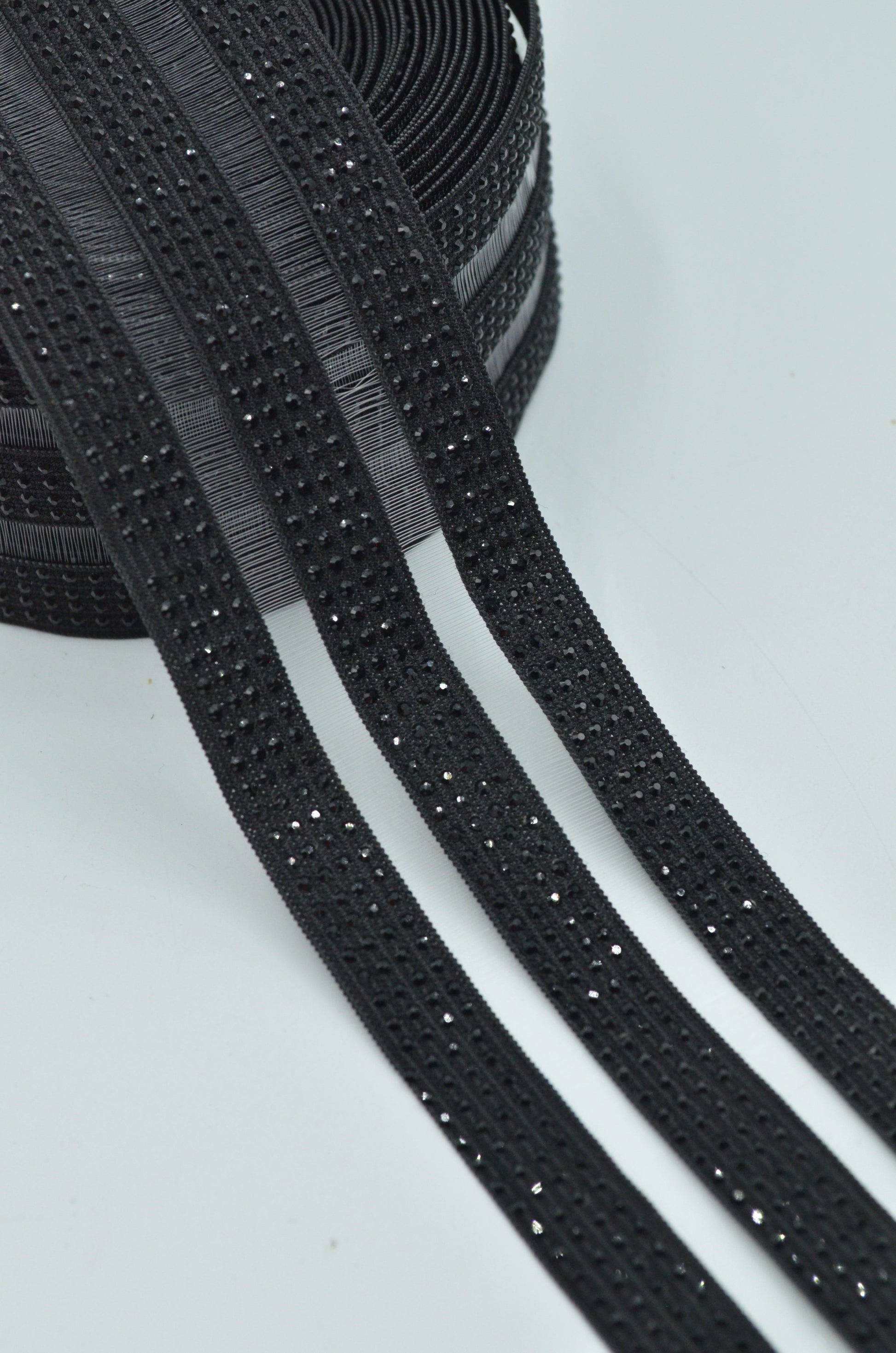 ELASTIC DECORATIV CU STRASURI 50MM