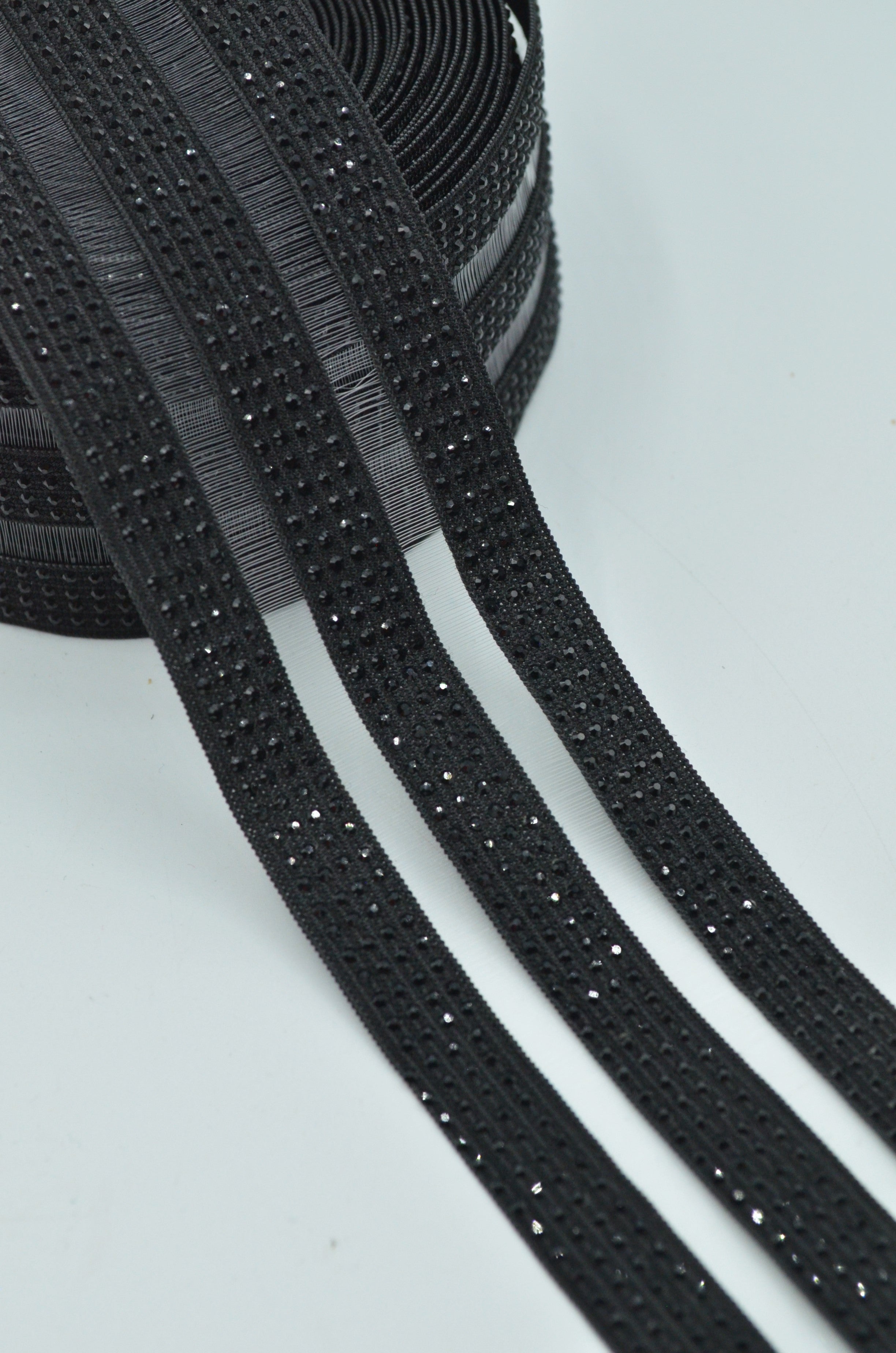 ELASTIC DECORATIV CU STRASURI 50MM