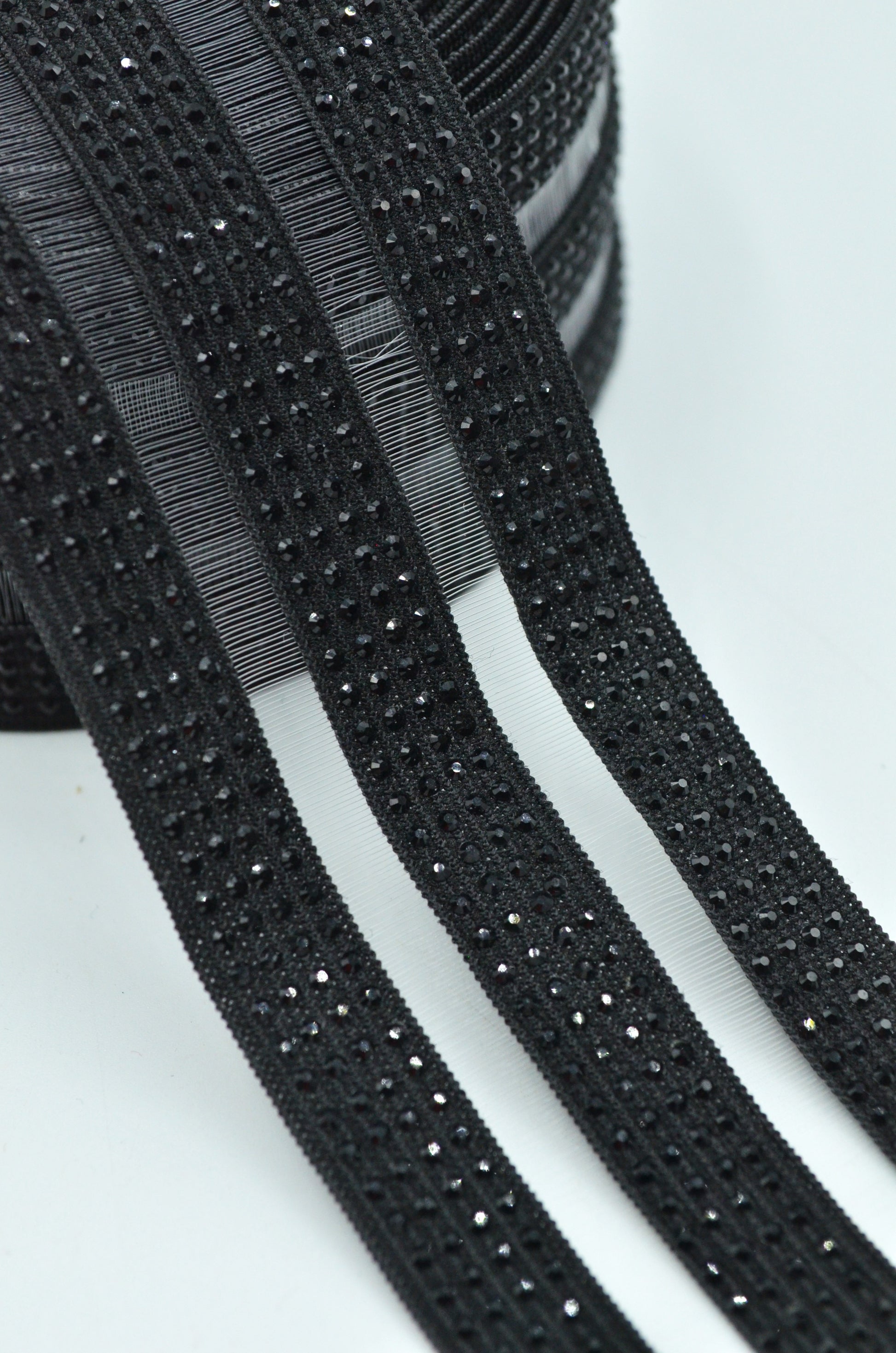 ELASTIC DECORATIV CU STRASURI 50MM