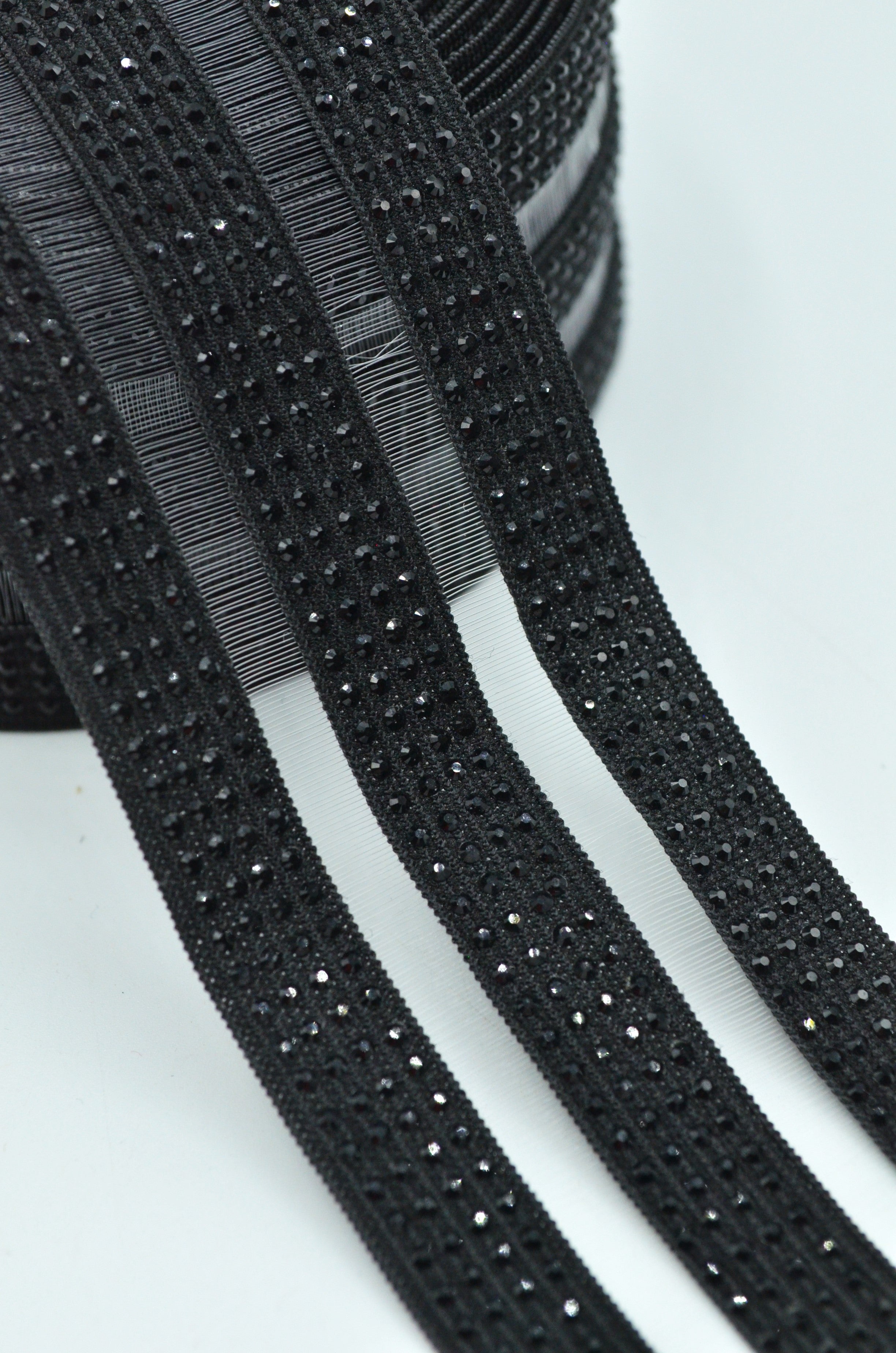 ELASTIC DECORATIV CU STRASURI 50MM
