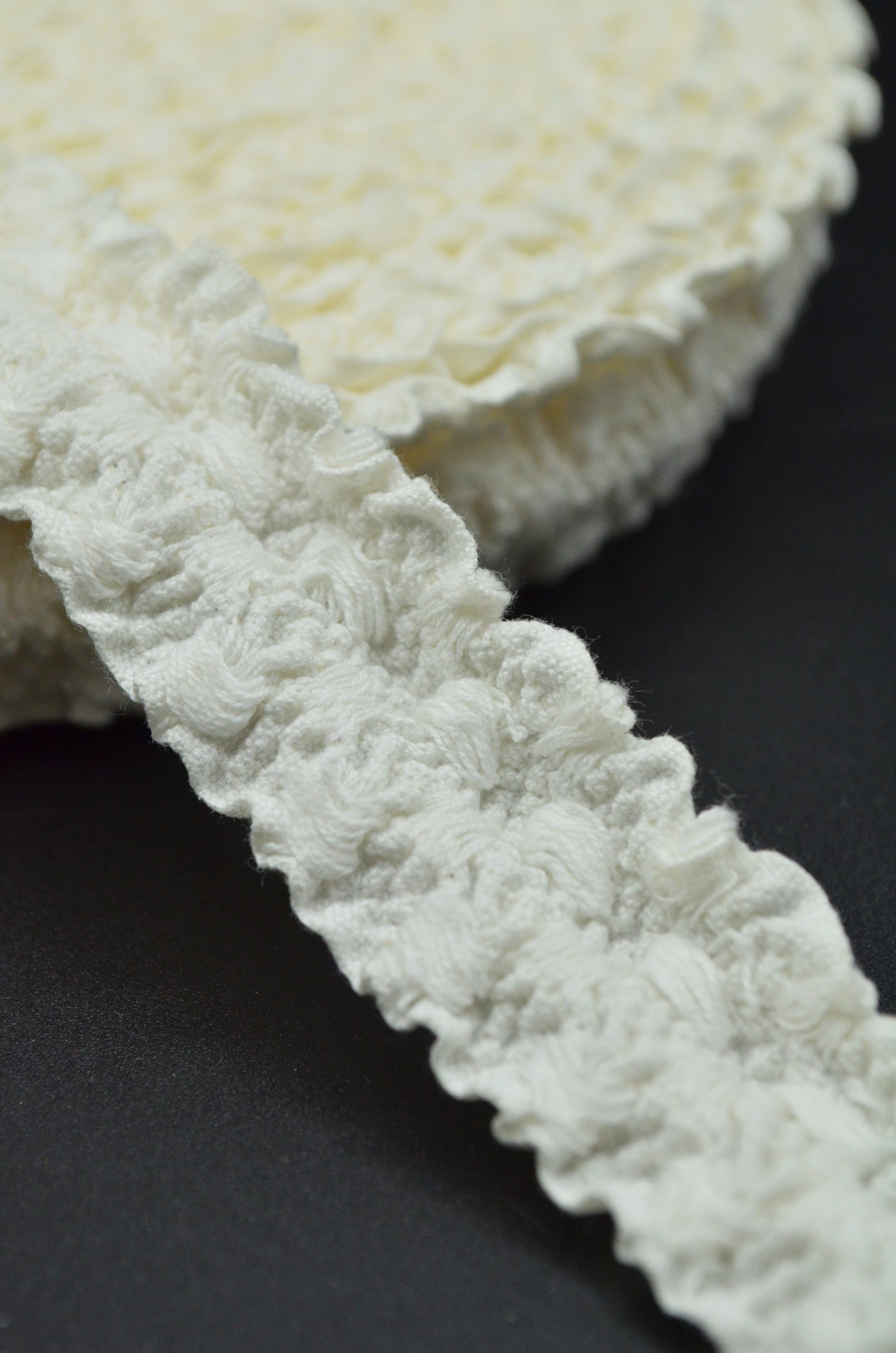 ELASTIC MOALE DE BUMBAC 30MM, IVOIRE