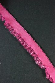 Elastic Cu Volan Roz,15mm