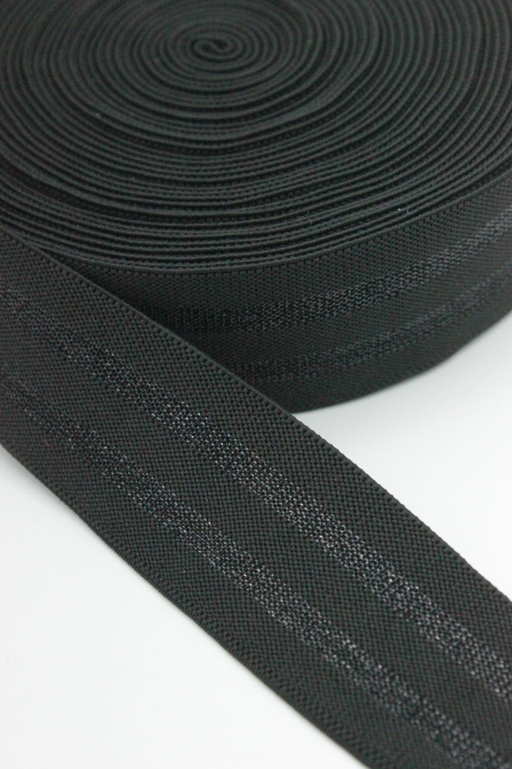 Elastic Decorativ, 40mm, Negru
