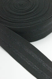 Elastic Decorativ, 40mm, Negru