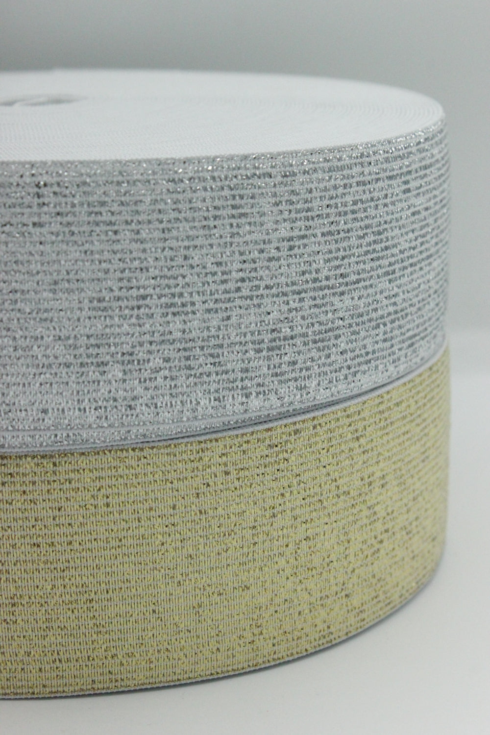 Elastic Decorativ, 50mm,(Auriu-Argintiu)