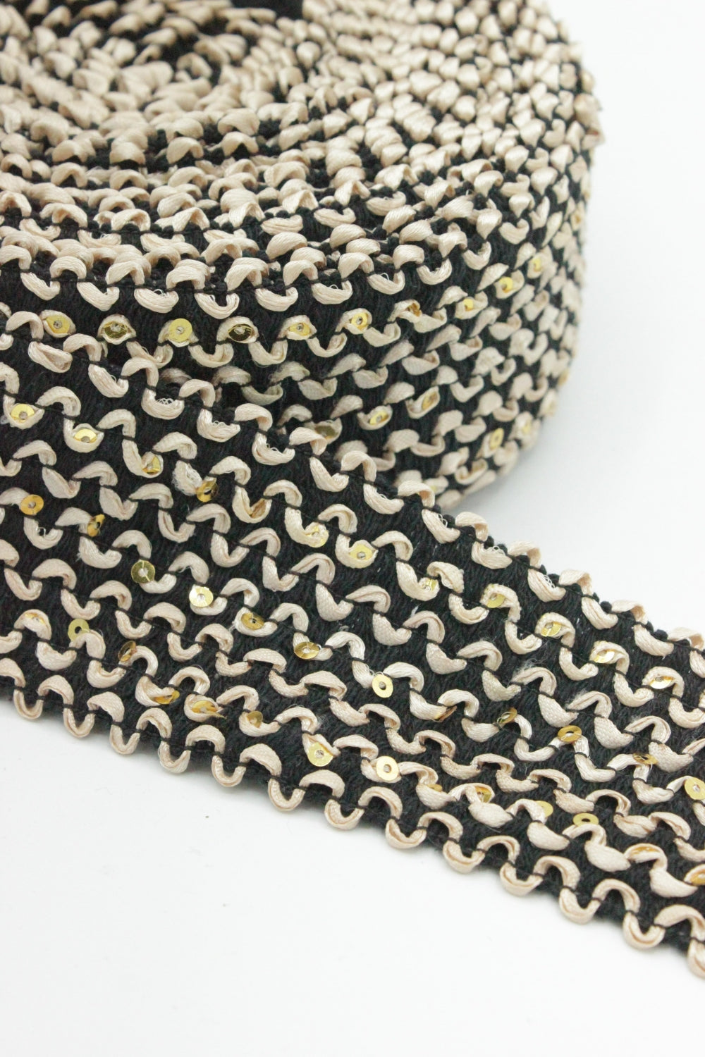 Elastic Decorativ Cu Paiete, 60mm
