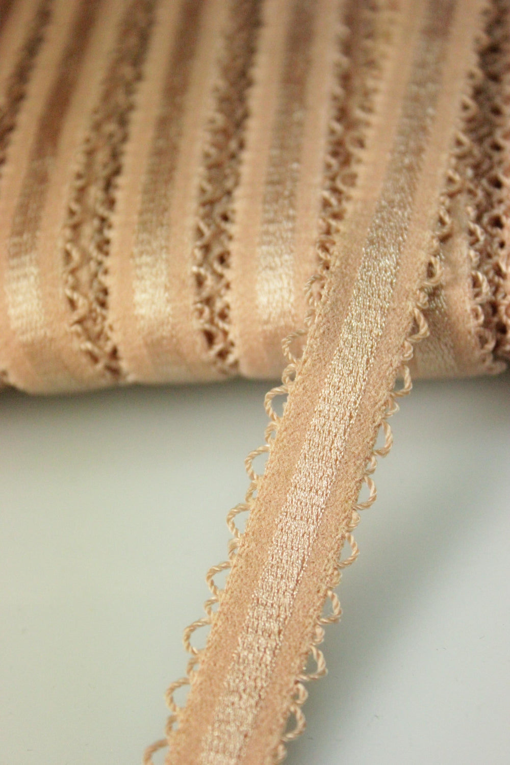 Elastic Lenjerie, 15mm, Nude Roze
