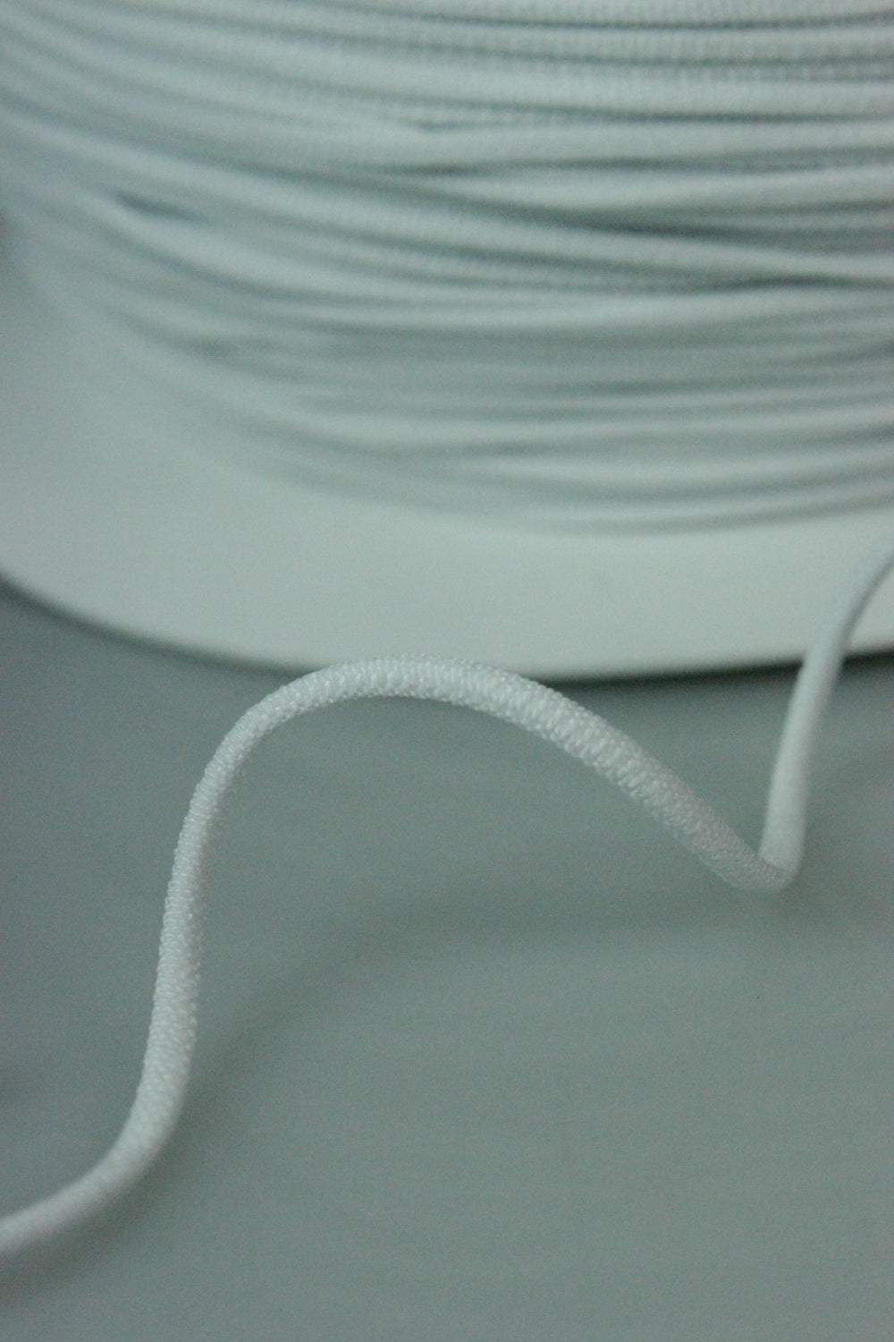 Elastic Rotund Pentru Masti, 2mm, Alb,