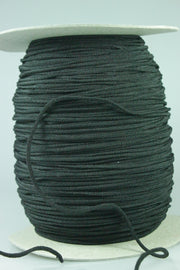 Elstic Rotund Negru, 2mm