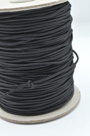 Elastic Rotund, 2mm, Negru