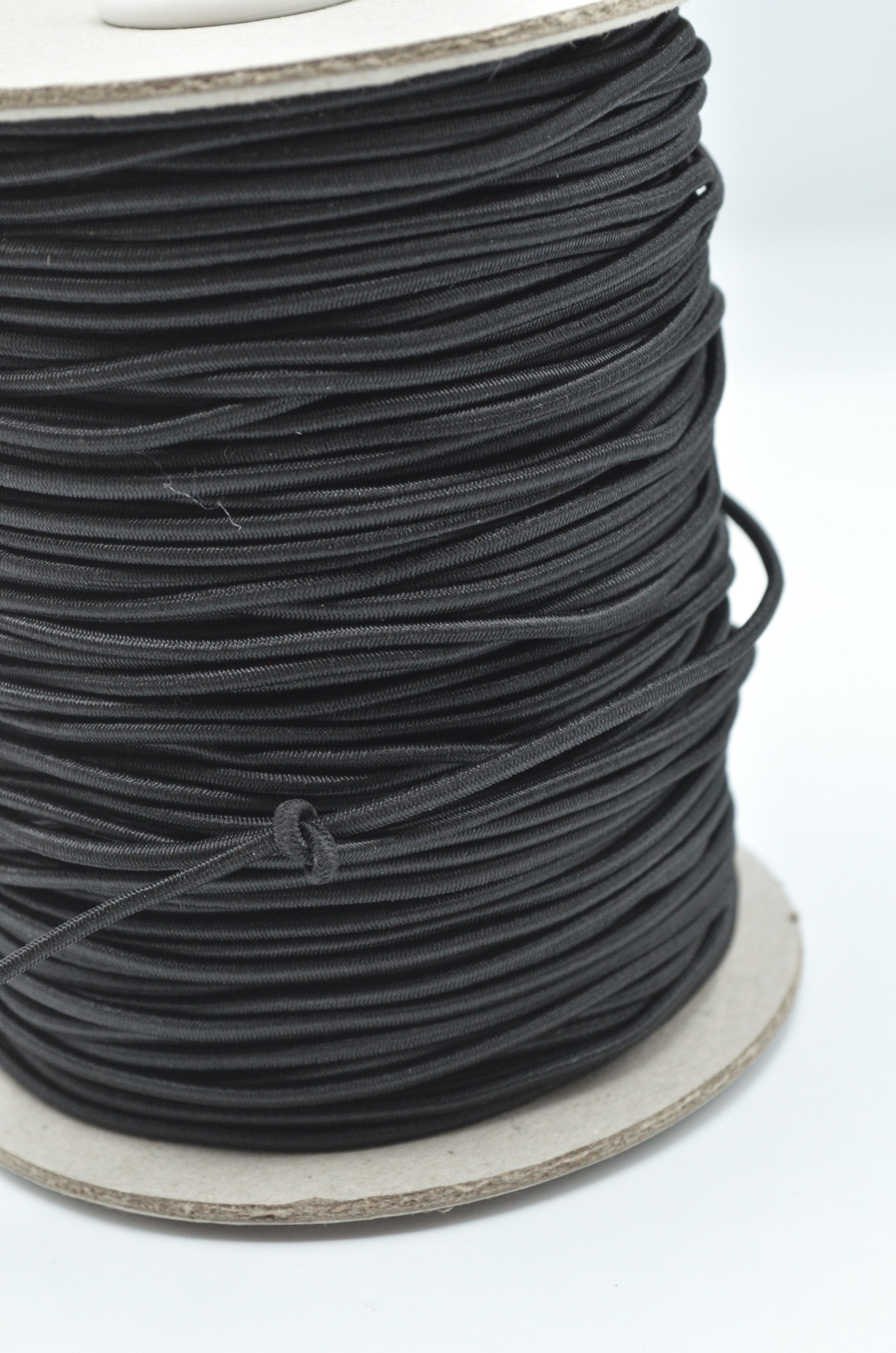 Elastic Rotund, 2mm, Negru