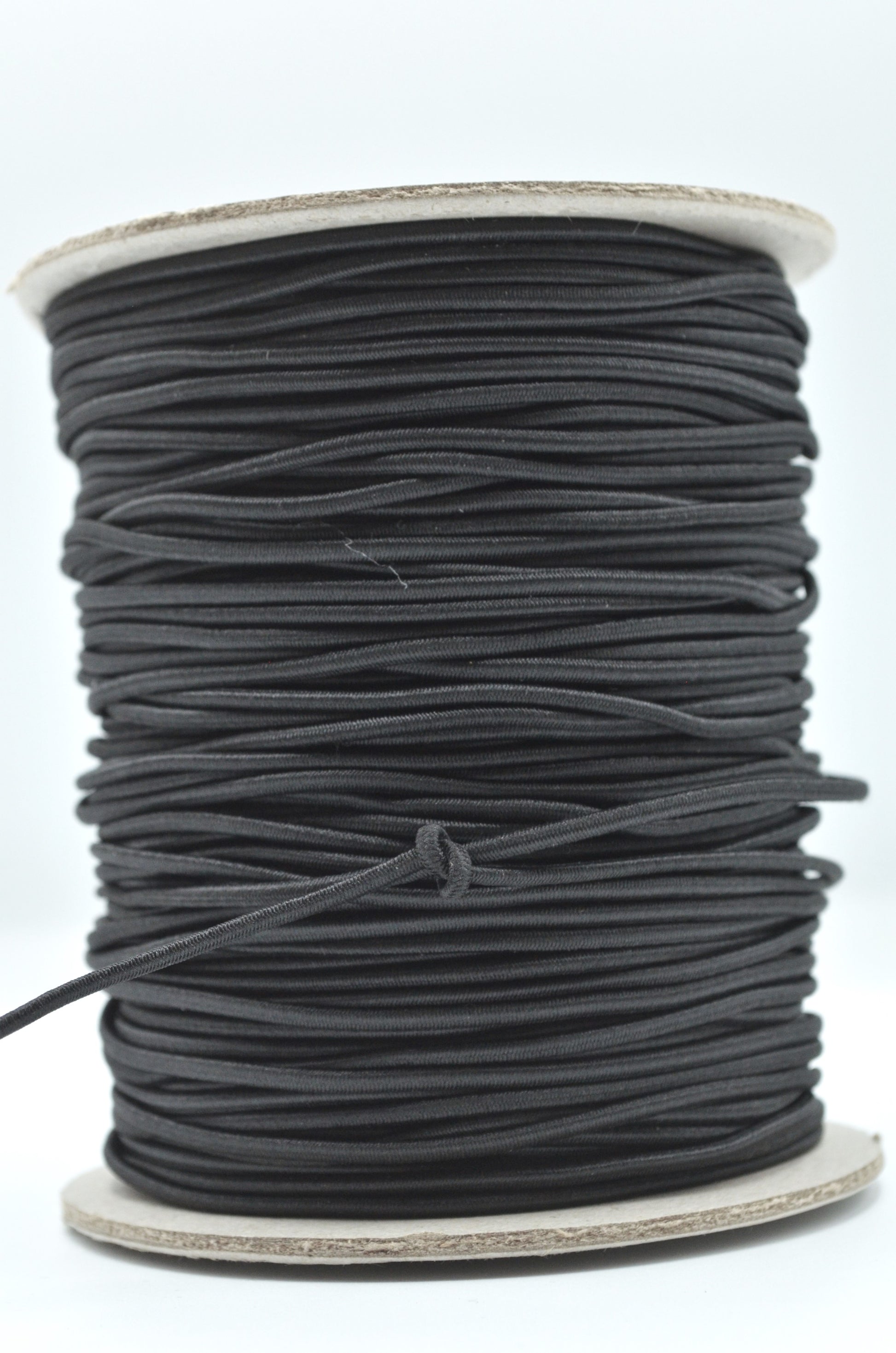 Elastic Rotund, 2mm, Negru
