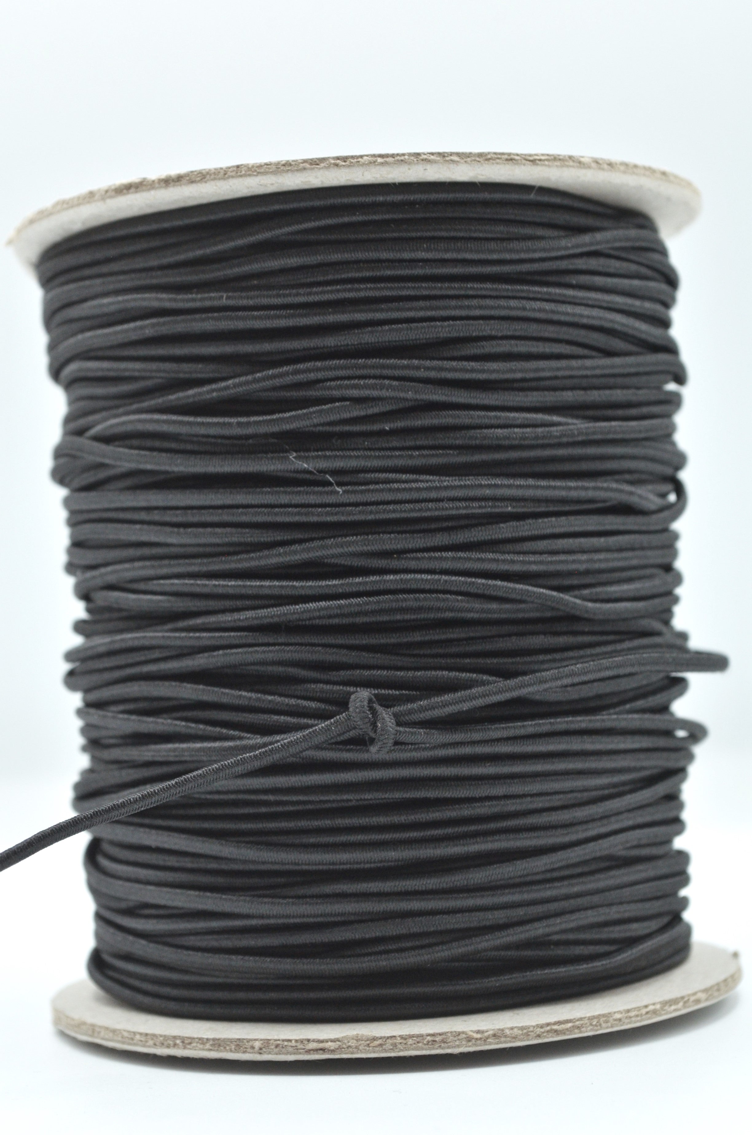 Elastic Rotund, 2mm, Negru