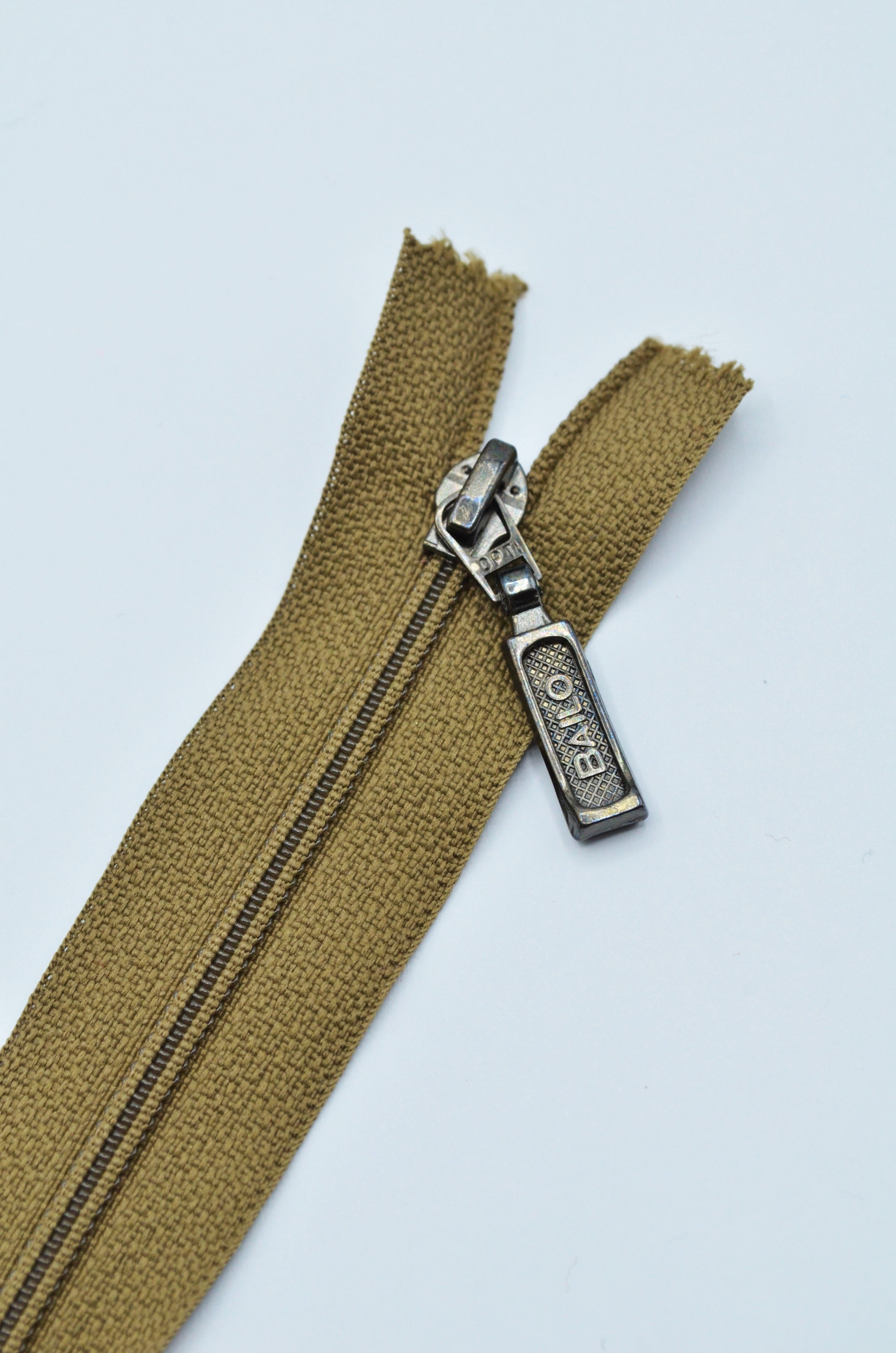 Fermoar De Plastic Fix 3mm, 15cm, Maro